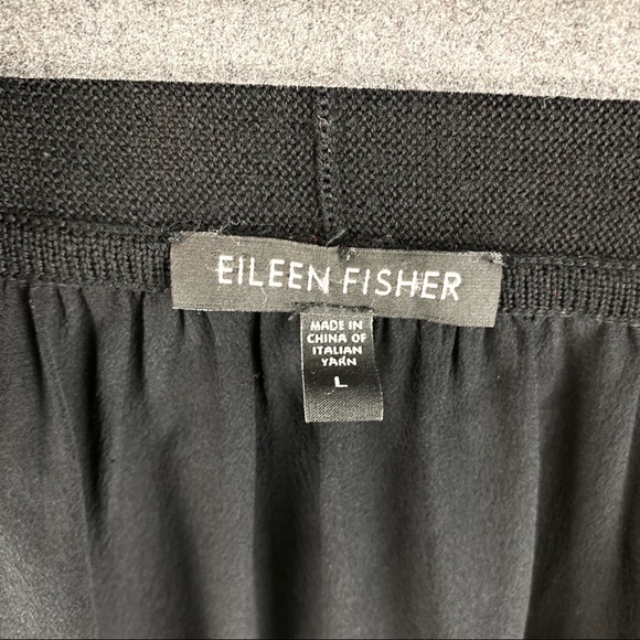 Eileen Fisher Cardigan Merino Wool and Silk Size L - Picture 5 of 7